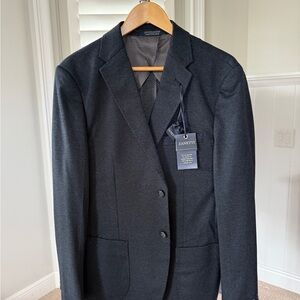 (048) Zanetti Men's Slim Fit Blazer
